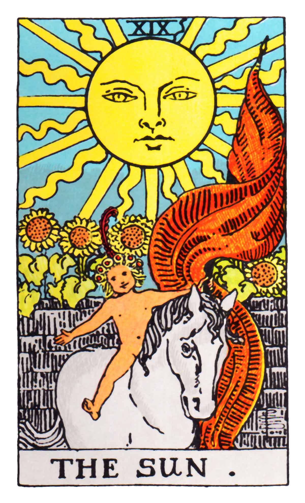 The Sun Tarot Card Meaning to A. E. Waite